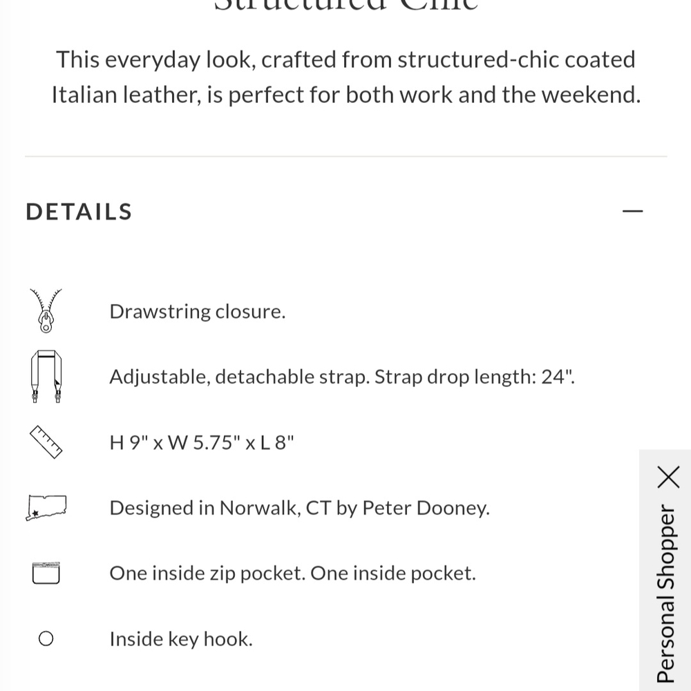 Dooney And Bourke Saffiano Drawstring Crossbody, Nwt - Picture 10 of 16